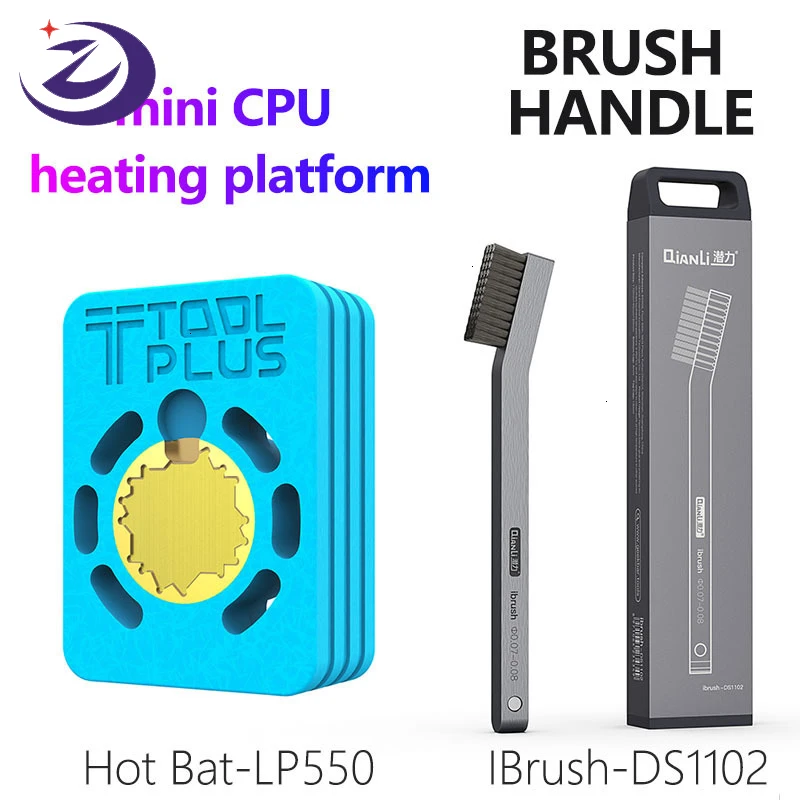 QianLi Hot Bat LP550 нагревательная платформа и iBrush DS1102 тщательная стальная Щетка для iPhone