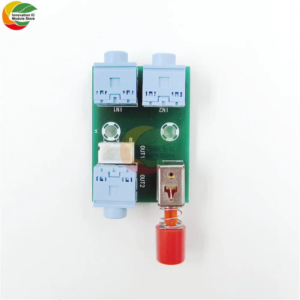 

Ziqqucu XH-M371 Audio Switching Module 3.5 Audio 2 into 1 Out Switch Switch Board Audio Socket Switch Diy Electronic PCB Board