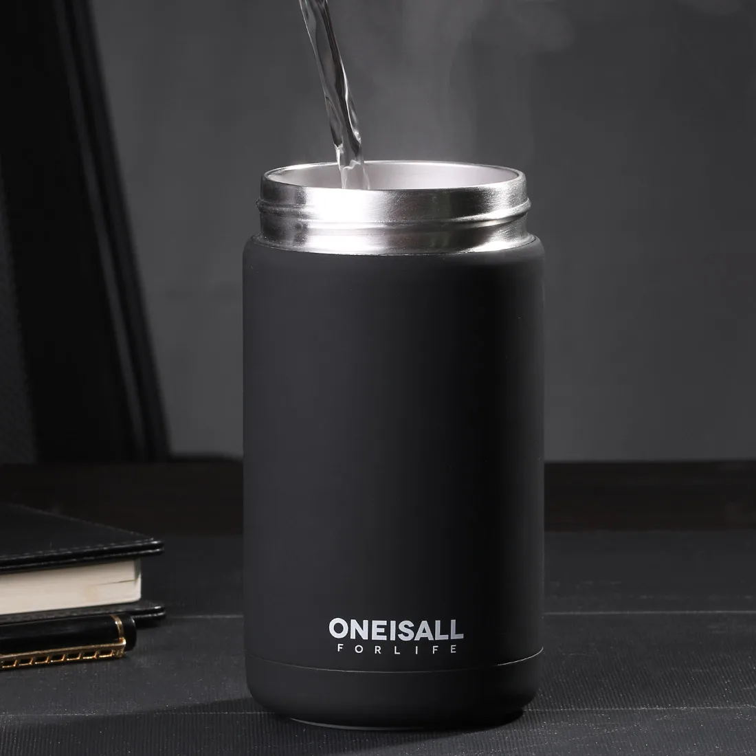 ONEISALL 580 мл нержавеющая сталь Термокружка термос бутылка Чай вакуумные термосы Рождественский подарок Термокружка с чай Insufer для офиса