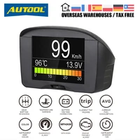 autool x50 plus obd2 display speedmeter auto on board computer car obd smart digital voltage speed meter temperature gauge alarm
