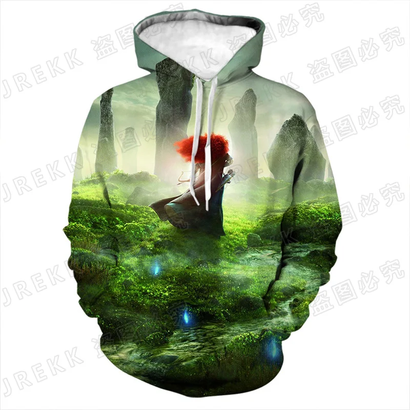 

New Fashion Brave Hoodies Men Women Children Cartoon Anime 3D Print Casual Sweatshirts Pullover Long Sleeve Boy Girl Kids Coat