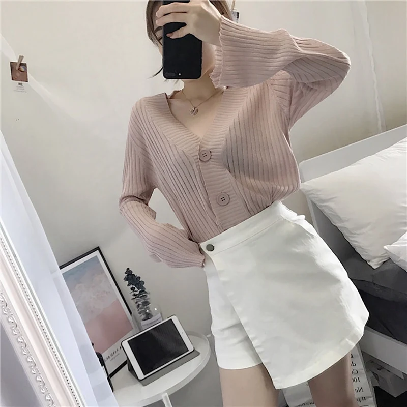 

New A-Line Skirt High Waist Skirts For Ladies Fashion Casual Women's Solid Color Wide Leg Shorts Skirts