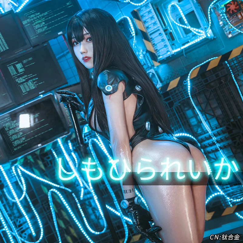 Аниме GANTZ Cos Shitahira Reika Yamazaki Azzu сексуальный сражение Косплей черный облегающий
