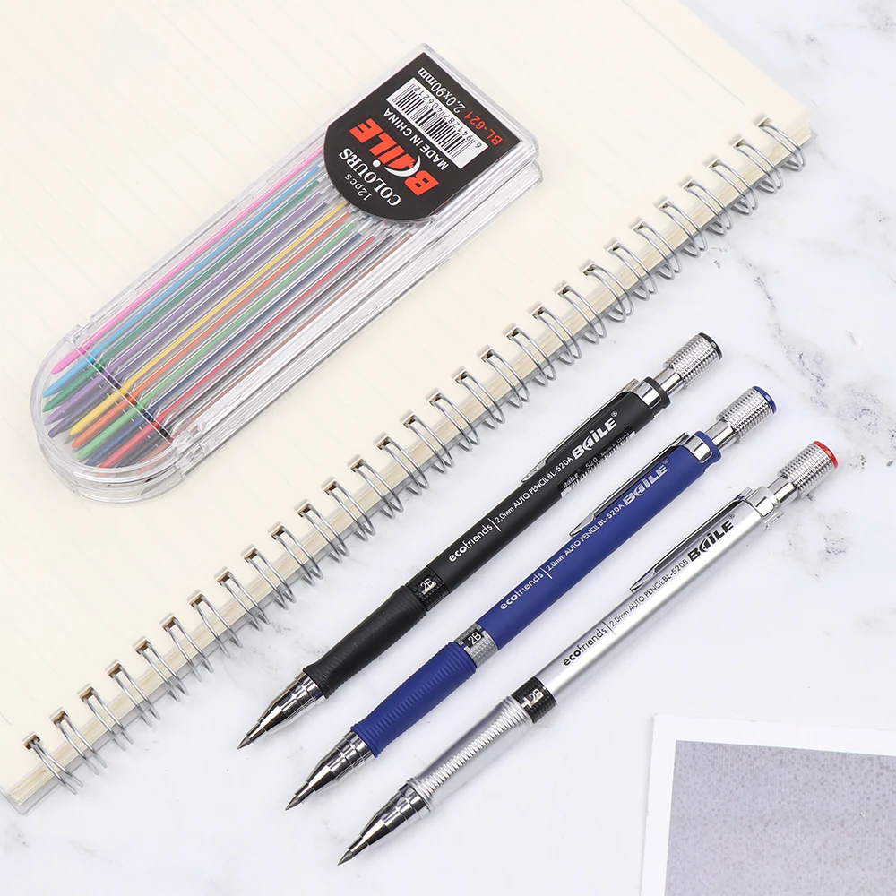 

Multicolor Mechanical Pencil Automatic Activity Pencils Smooth Refill Writing Tool Office School Supplies Stationery For Drawing