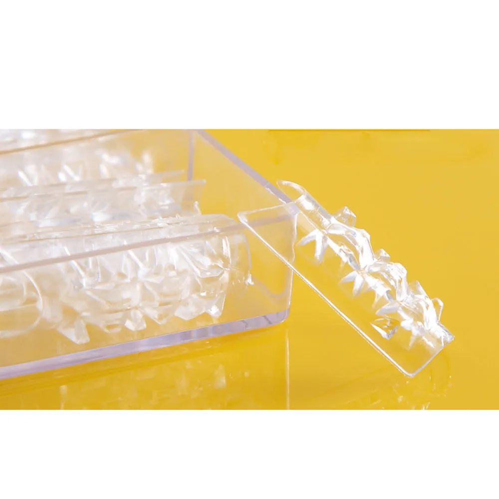 

Fake Nails 60Pcs/set Dual Form Nail System for UV GEL Glass Nail Art Mold Tips Decoration Acrylic False Nails
