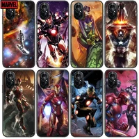 cool superhero iron man clear phone case for huawei honor 20 10 9 8a 7 5t x pro lite 5g black etui coque hoesjes comic fash de