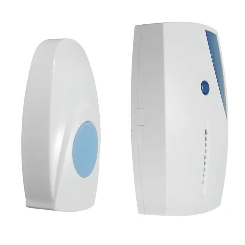 Беспроводной дверной звонок с дальним действием и датчиком светодиодной индикации 36 мелодий, умное управление на пульте дистанционного управления, влагозащита.