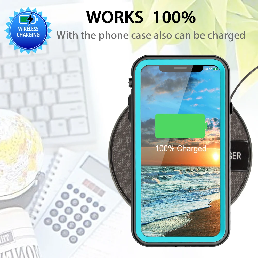 Чехол SHELLBOX оригинальный водонепроницаемый для iPhone XR X XS Max чехол 360 защитный