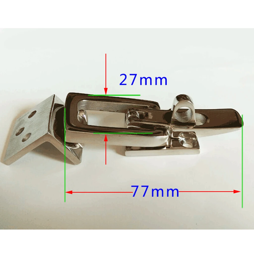 316 нержавеющая сталь Лодка поворотный глаз блокировки Засов Защелка двери ворота