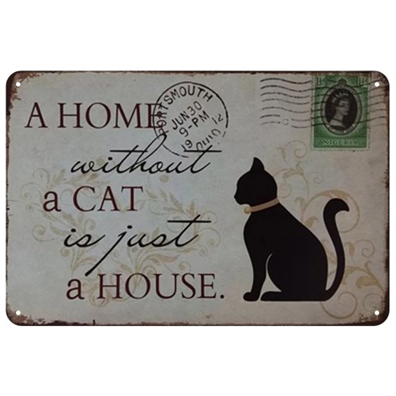 

Cats Plaque Metal Vintage Tin Sign Pin Up Metal Signs Vintage Bar Decoration Metal Poster Pub Classical Plate Plaque Metal Poste