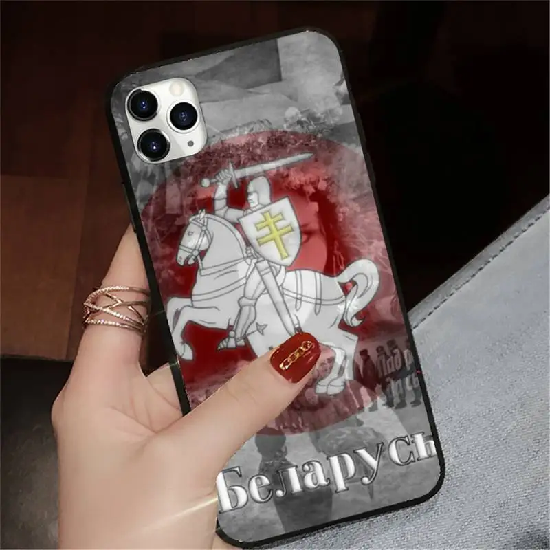 

Belarus flag art pattern Phone Case for iPhone 11 12 pro XS MAX 8 7 6 6S Plus X 5S SE 2020 XR high quality cover shell