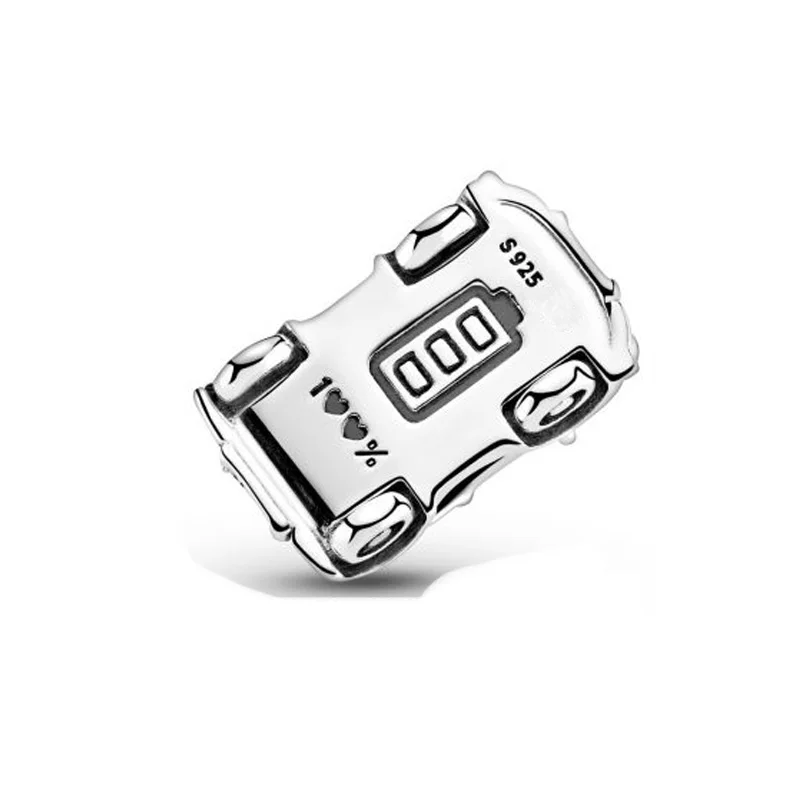 

2021 Spring Classic Style New 925 Sterling Silver Beads Electric Car Charm Fit Original Pandora Bracelet Women DIY Jewelry