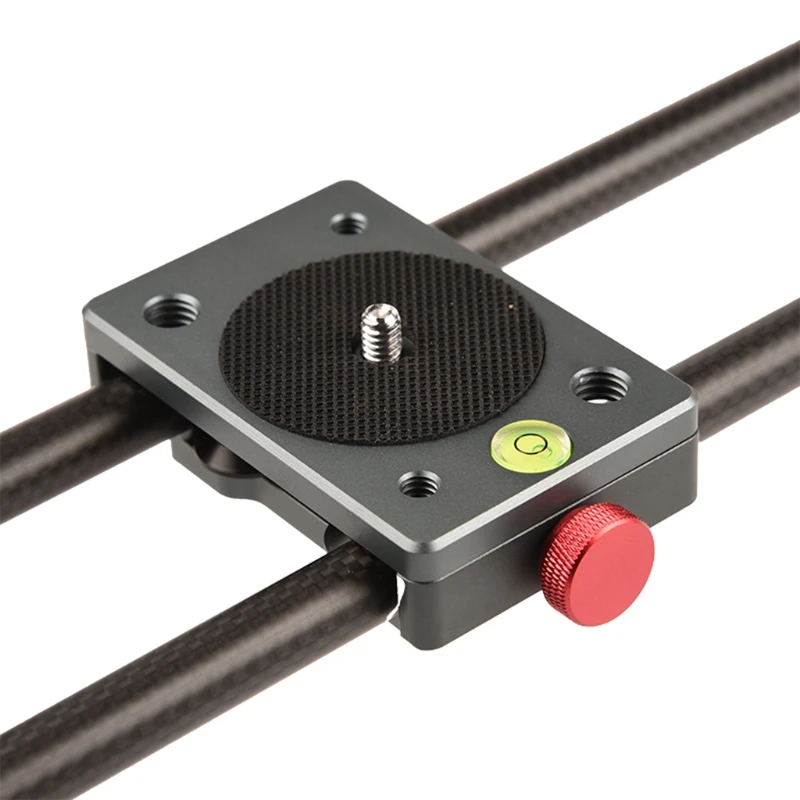 

16 Inch/40cm Mini Table Top Video Camera Slider Carbon Fiber Rail Rods for Smartphone DSLR Loading Up to 11 Lbs