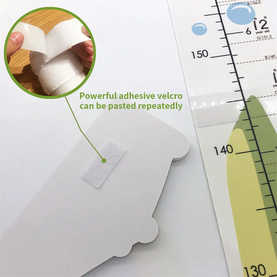 Линейка для измерения роста Мультяшные наклейки на стену с динозавром детей