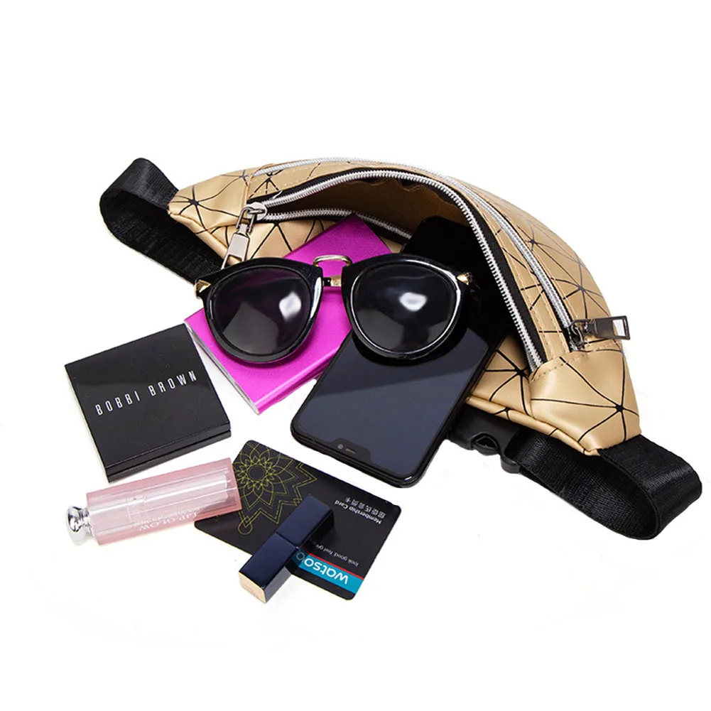 

Fashion Women Lady Waist Fanny Pack Belt Bag Girl Unisex Travel Money Adjustable Belt Wallet Glitter Bum Pouch Chest Hip Tote