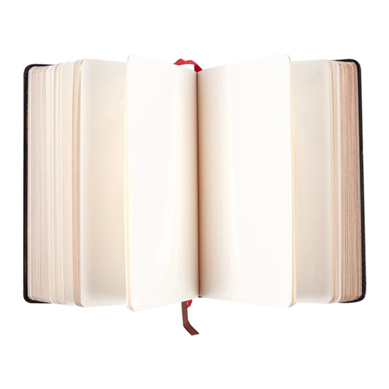 

Paper Notebook Notepad Leather Bible Diary Book Journals Agenda(Gold) & Lace Correction Tape Cartoon Animal Pattern Tape