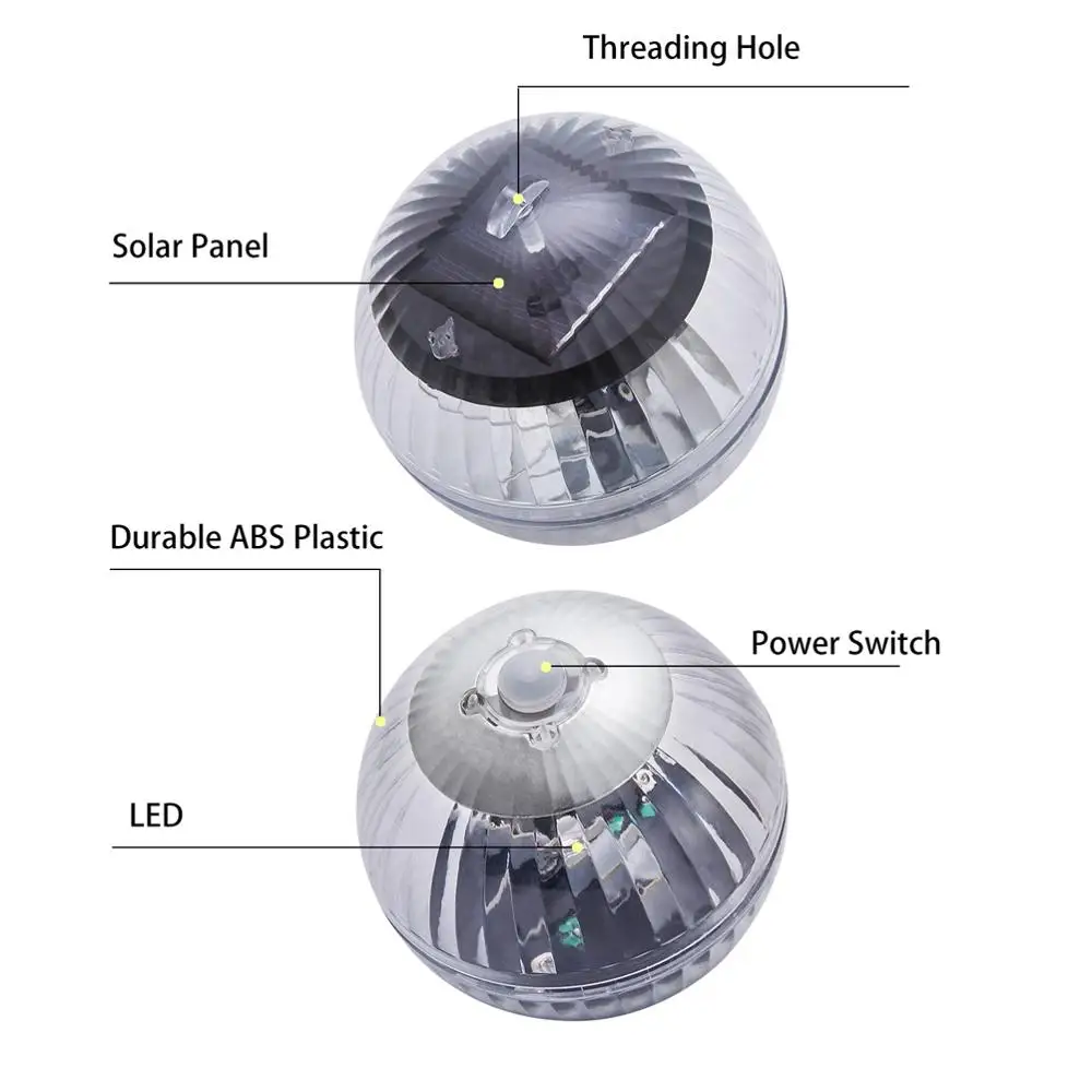 Солнечный СВЕТОДИОДНЫЙ светильник Водонепроницаемый крытый и открытый