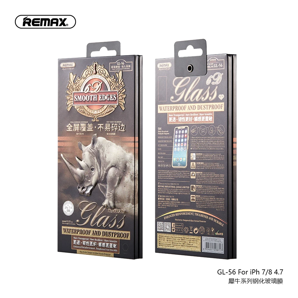 Защитная пленка REMAX для iphone закаленное стекло 7/8/x/xs/xr/xs max|Защитные стёкла и плёнки