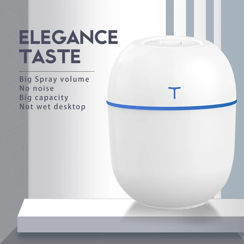Горячая продажа 3 в 1 Мини USB Ультразвуковой увлажнитель со светодиодным