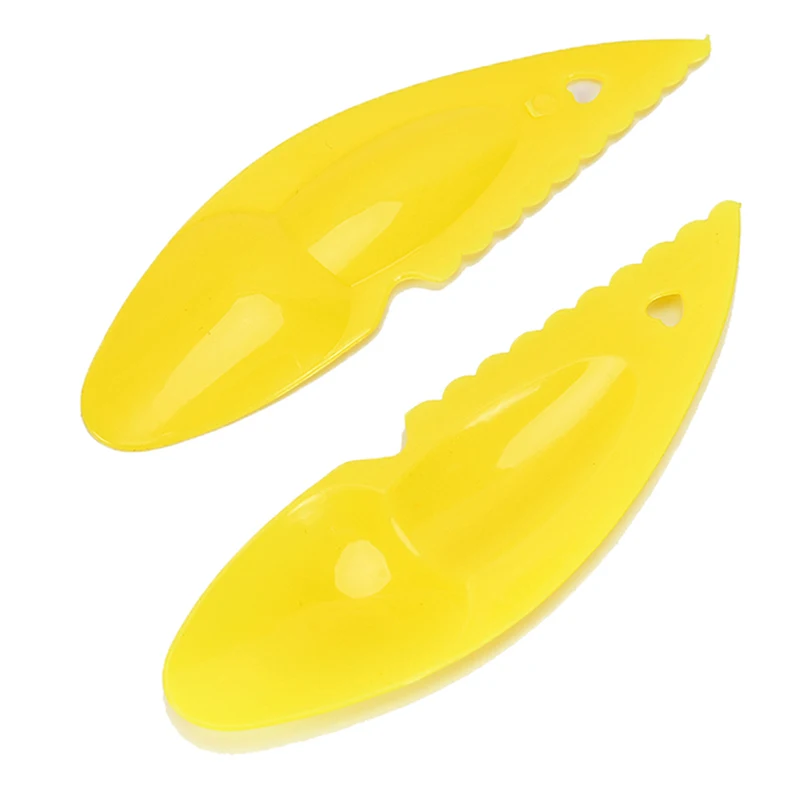 3Pcs/Set Kiwi Spoon Plastic Dig Scoop Fruit Knife Slicer Peeler Cutter 2 In 1 Kitchen Accessories |