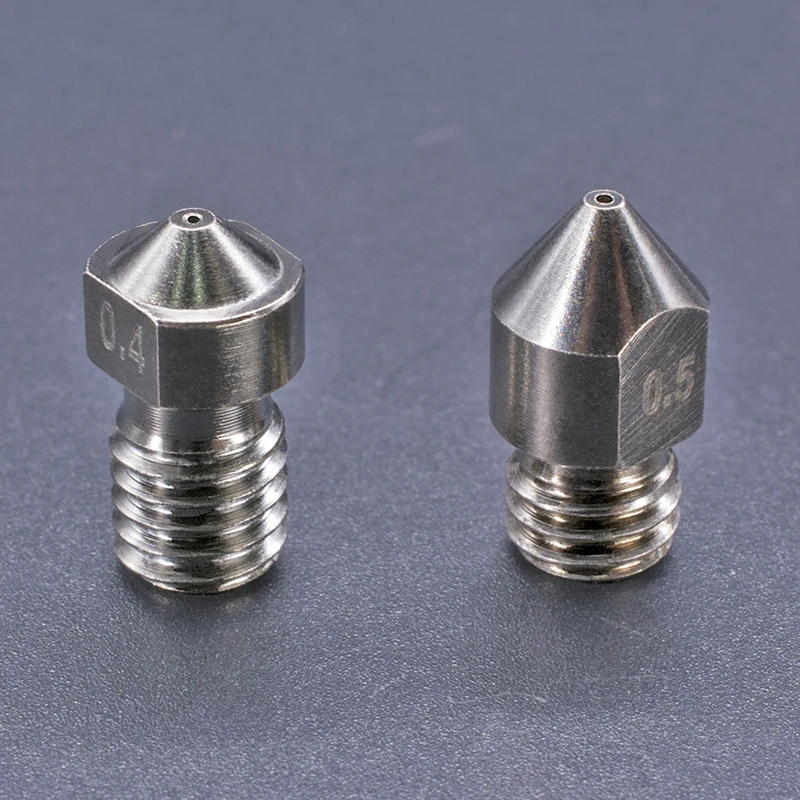 Форсунка из закаленной стали для MK8 CR10 V6 M6 резьбовой экструдер Hotend сопло нить 1 75