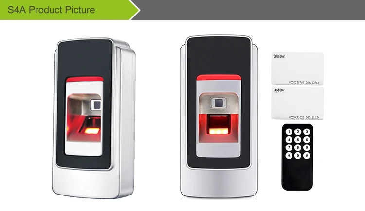 IP68 водонепроницаемая система контроля доступа по отпечаткам пальцев Rfid Контроль доступа Лер Wiegand 26 считыватель отпечатков пальцев антивандальный Открыватель двери