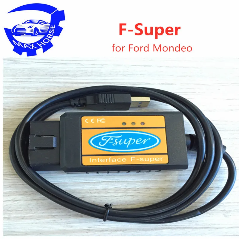 Новое поступление USB Diagnnostic интерфейс для Ford Mon deo F super Scan Tool с 3 летней