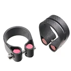 Зажим подседельного штыря для велосипеда, матовый, для шоссейного велосипеда 27,2 мм30,831,6 мм, сверхлегкое стопорное кольцо из углеродного волокна