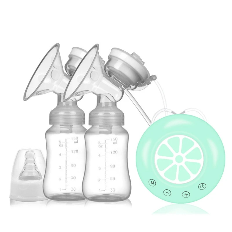 

Electric Breast Pump, Portable & Rechargeable, Battery Operated Double Silicone