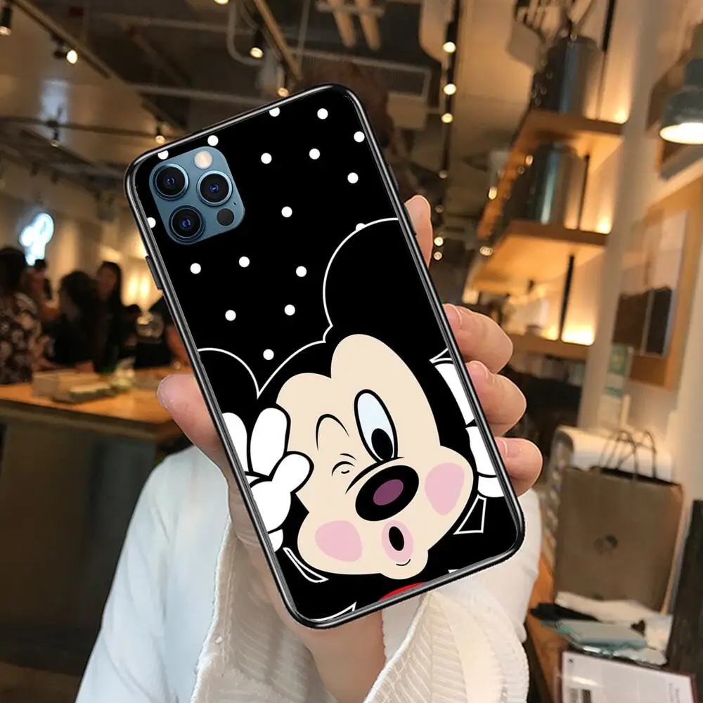 Чехлы для телефонов с рисунком из мультфильма парочка мышей Disney чехол iphone 11 Pro Max 12