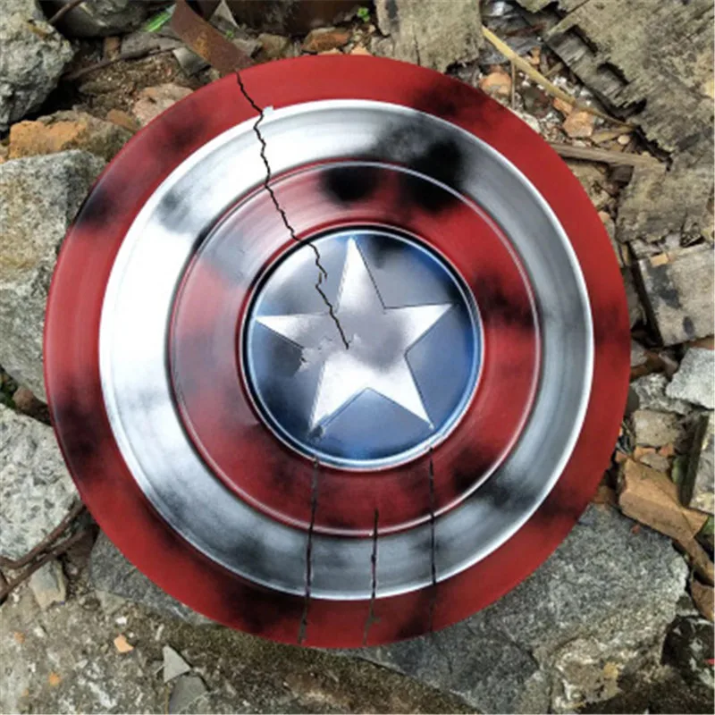 Мстители Endgame Капитан Америка Стив Роджерс щит Косплей Опора металлический