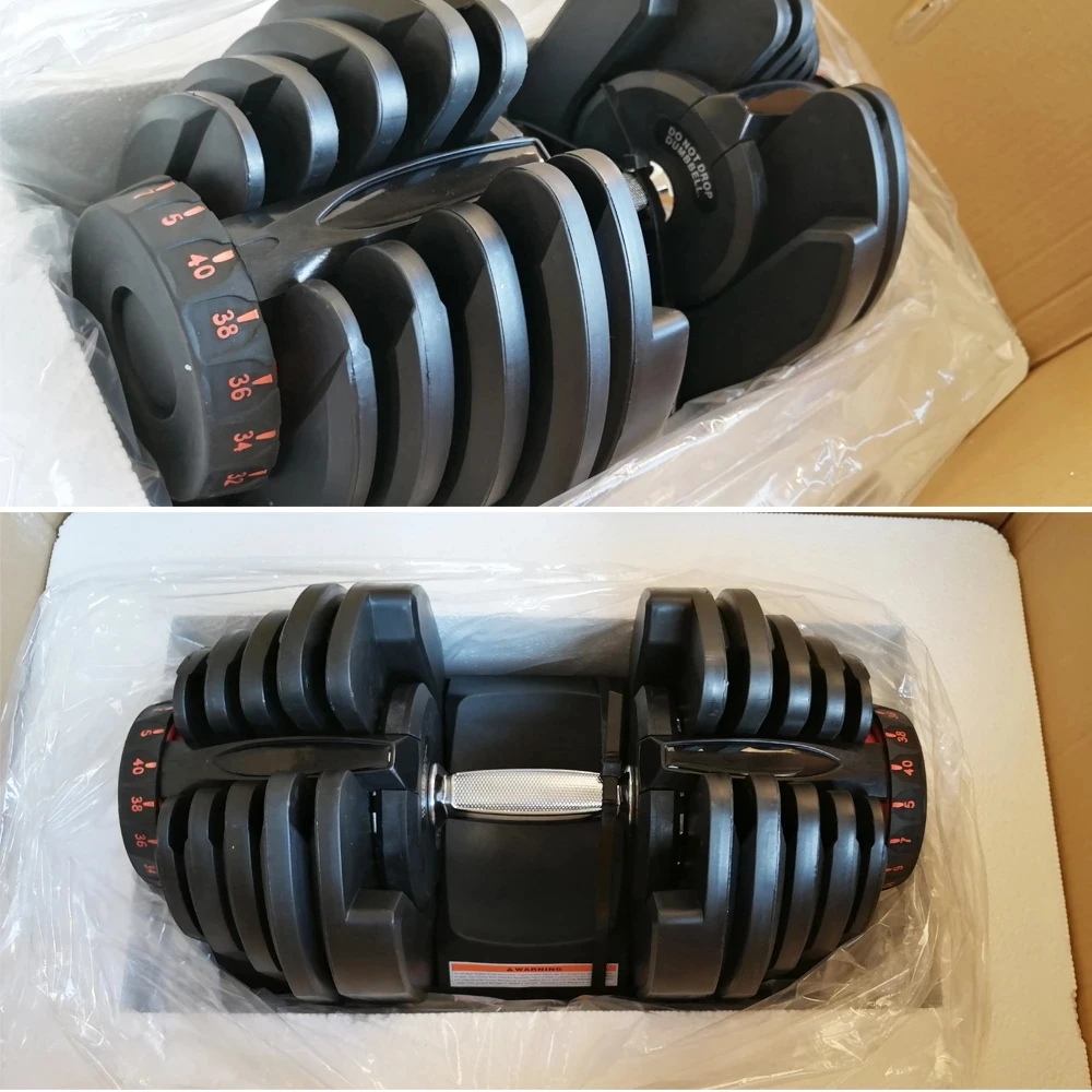 

Men and Women Body Building Gym Equipment Adjust Dumbells Set 24kgs/54lbs Weights Dumbbells Free Shipping