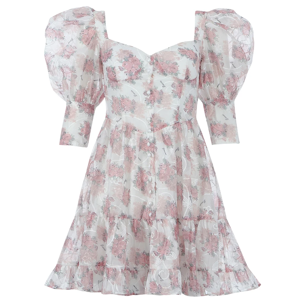 Элегантное женское платье с вышивкой привлекательное повседневное праздничное