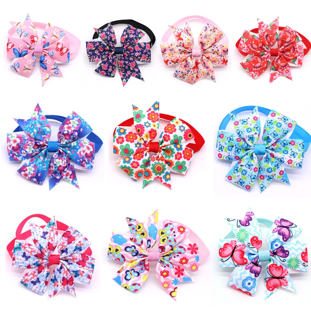 100 шт. кошка собака модный галстук бабочка Популярные Товары для домашних