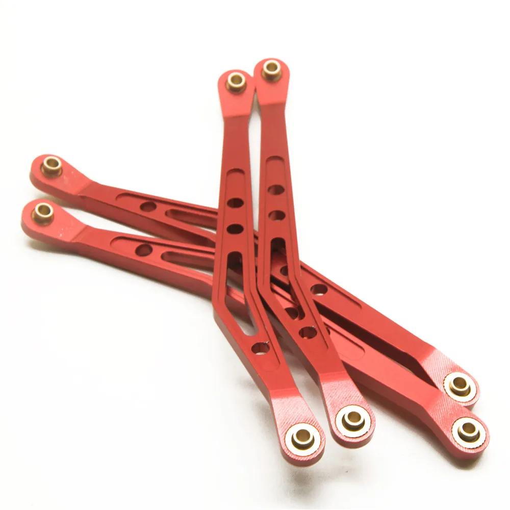 

YEAHRUN Metal Aluminum Lower & Upper Suspension Link Rod Linkage Set For 1/10 Axial Wraith 90018 RC Crawler Car Upgrades Parts