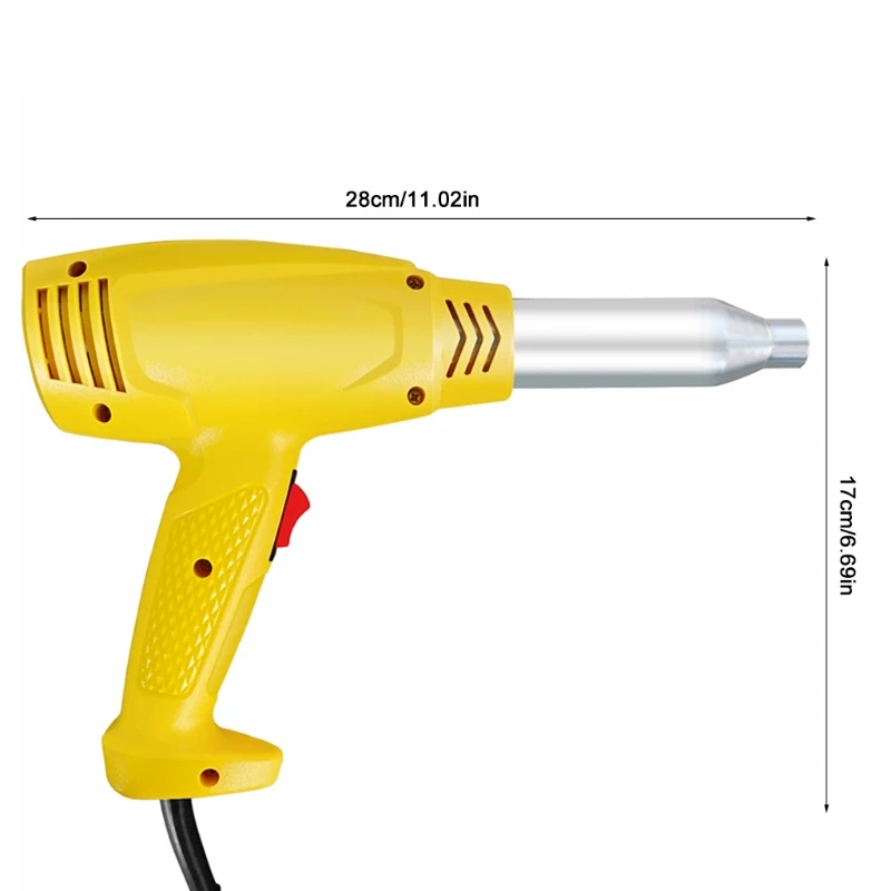 

Temperature Control Digital Display Hot Air Tool Plastic Welder for Home Use