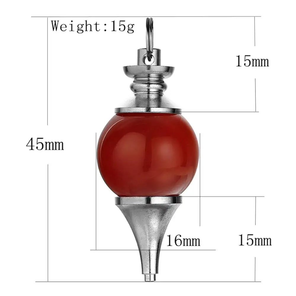 Натуральный камень рейки маятник Ангел баланс Рождественская елка кулон