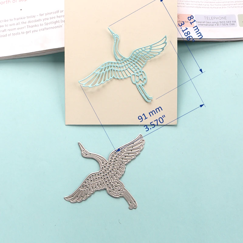 Металлические штампы duрождения китайские японские летающие журавли трафарет