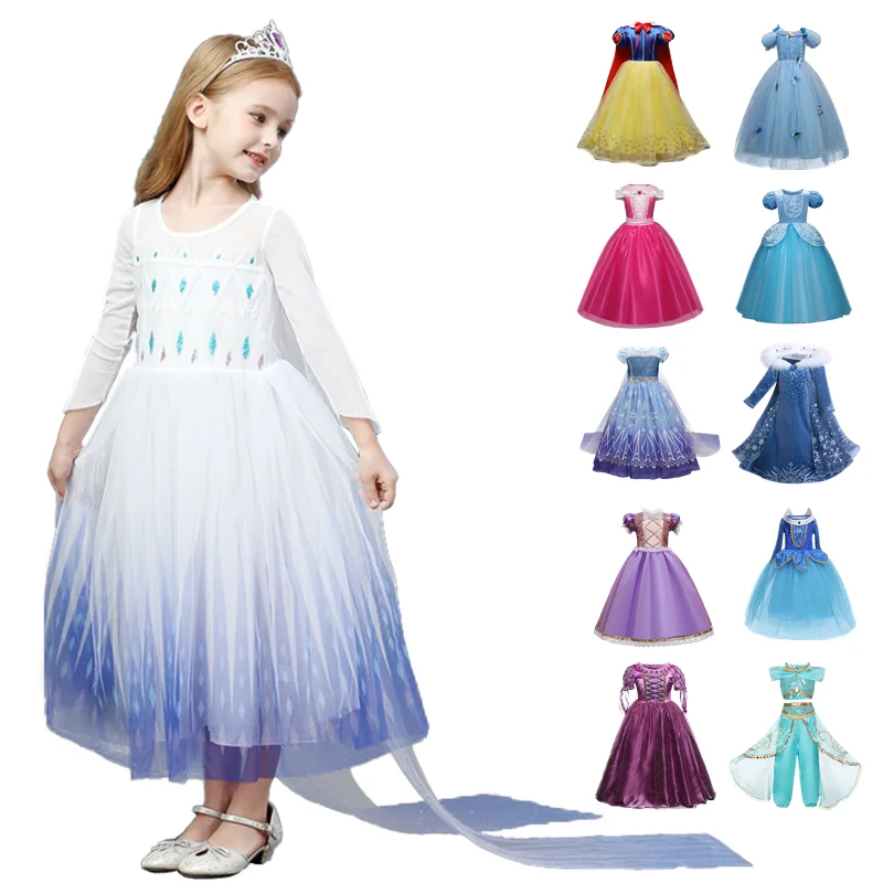 Карнавальный костюм принцессы для девочек на Хэллоуин |
