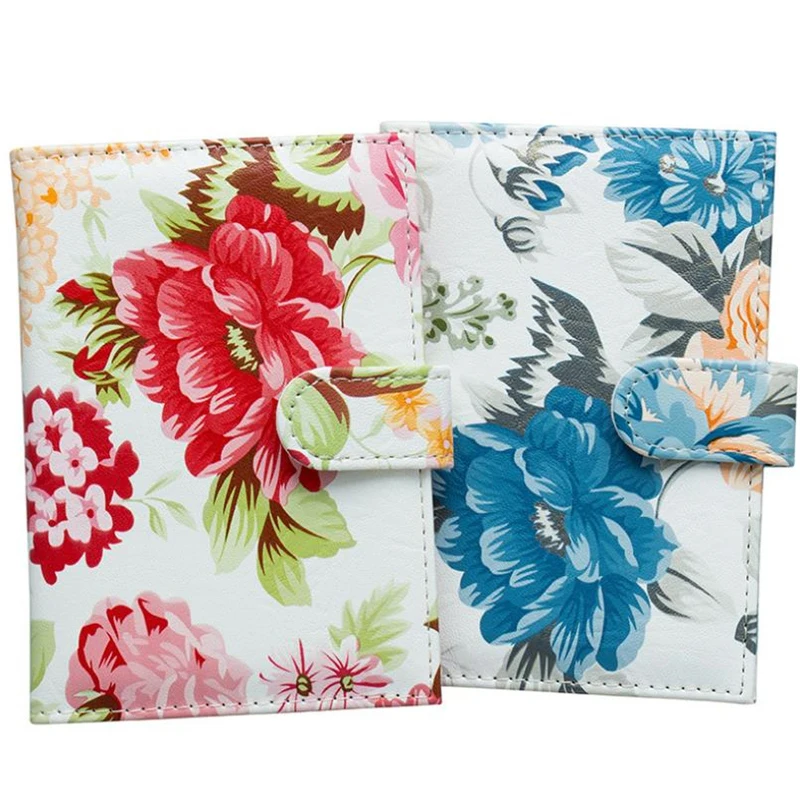 Женский чехол для паспорта Сумка с цветочным принтом элегантный дорожный