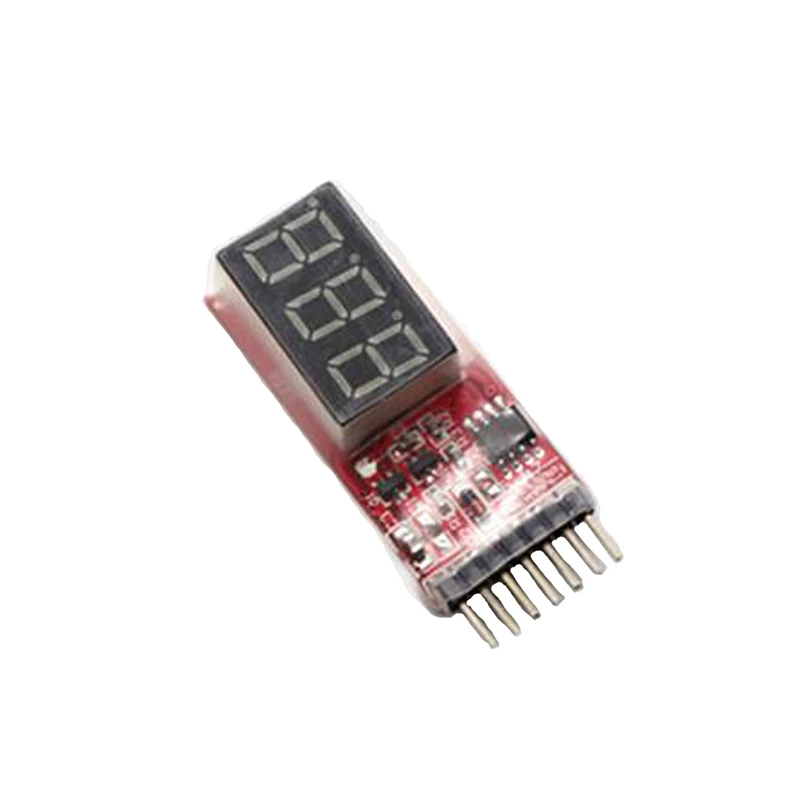 

Buzzer Alarm Low Voltage Battery Indicator 1S-8S Lipo Battery Indicator Tester For Quadcopter RC Racing Drone