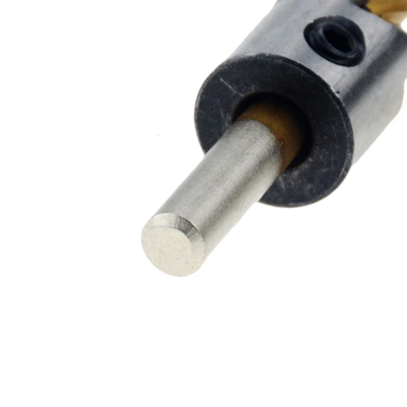 

MOYOTEC 4PCS 3mm-6mm Steel Countersink Drill Bit Carpentry Woodworking Boring Tool Round Shank With Hex Key