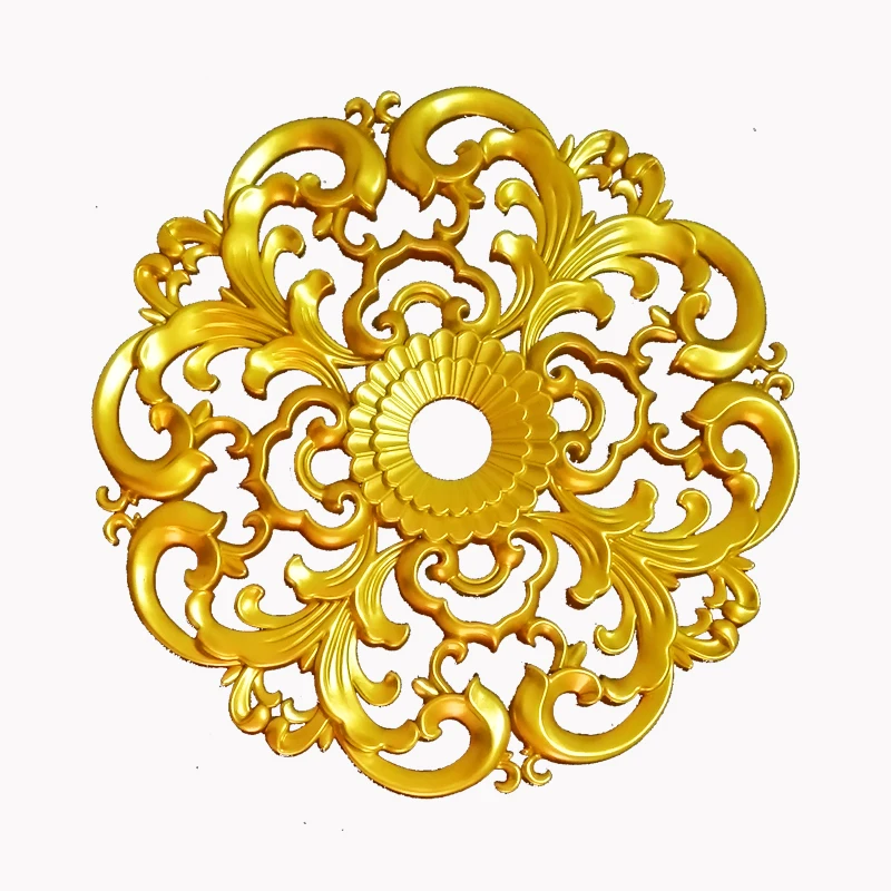 

Decorative Materials Floral Furniture Background Wall Decked With European Lamp Pool Ceiling Decoration Accessories