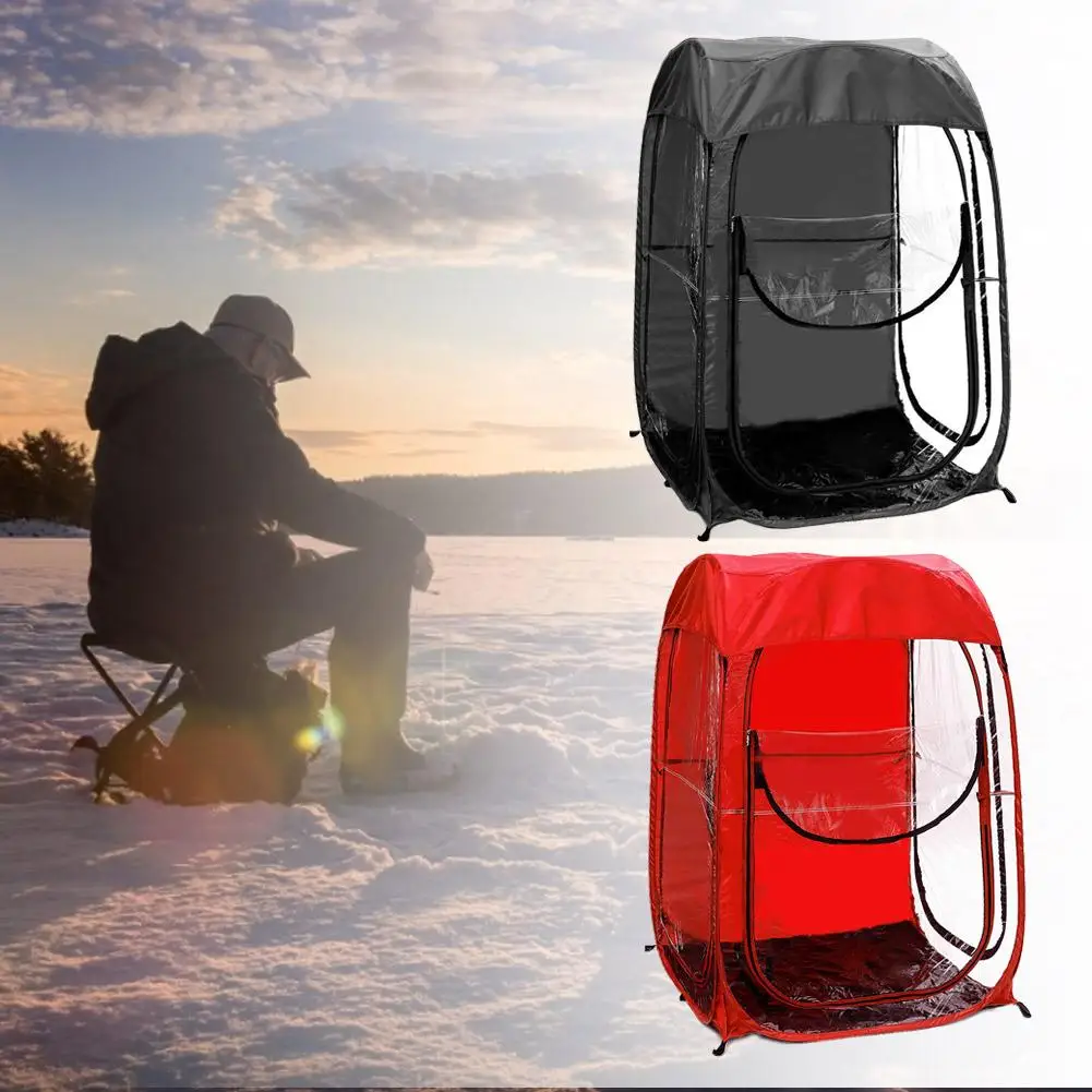 Палатка из Оксфордской ткани двойная легкая переносной навес для рыбалки защиты