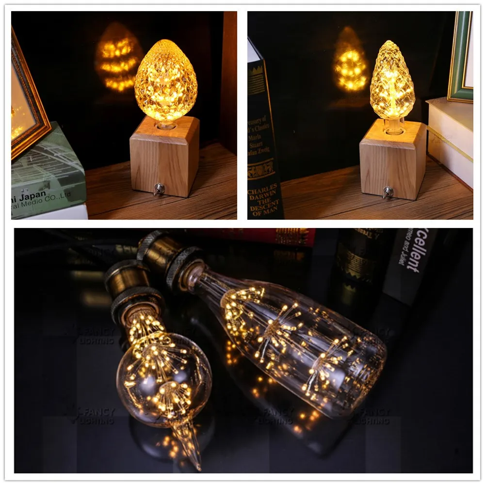 Светодиодная лампа E27 со звездным небом светодиодная лампочка 110 В 220 с