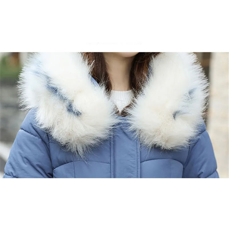 Женская зимняя куртка с капюшоном и меховым воротником | одежда