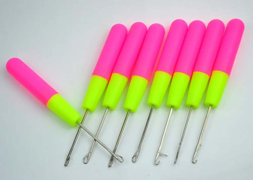 Крючком крюк дреды Блокировка блокировки волос микро коса иглы инструмент