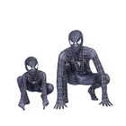 Высококачественный костюм Человека-паука, маскарадный костюм для взрослых и детей, костюм на Хэллоуин, красный, черный, спандекс, одежда для косплея 3D