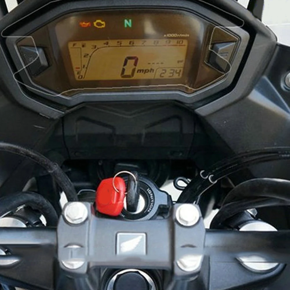 

Sticker Anti Glare TPU Practical Motorcycle Dashboard Screen Protector Easy Use Ultra Clear Scratchproof Accessories For CBR500R