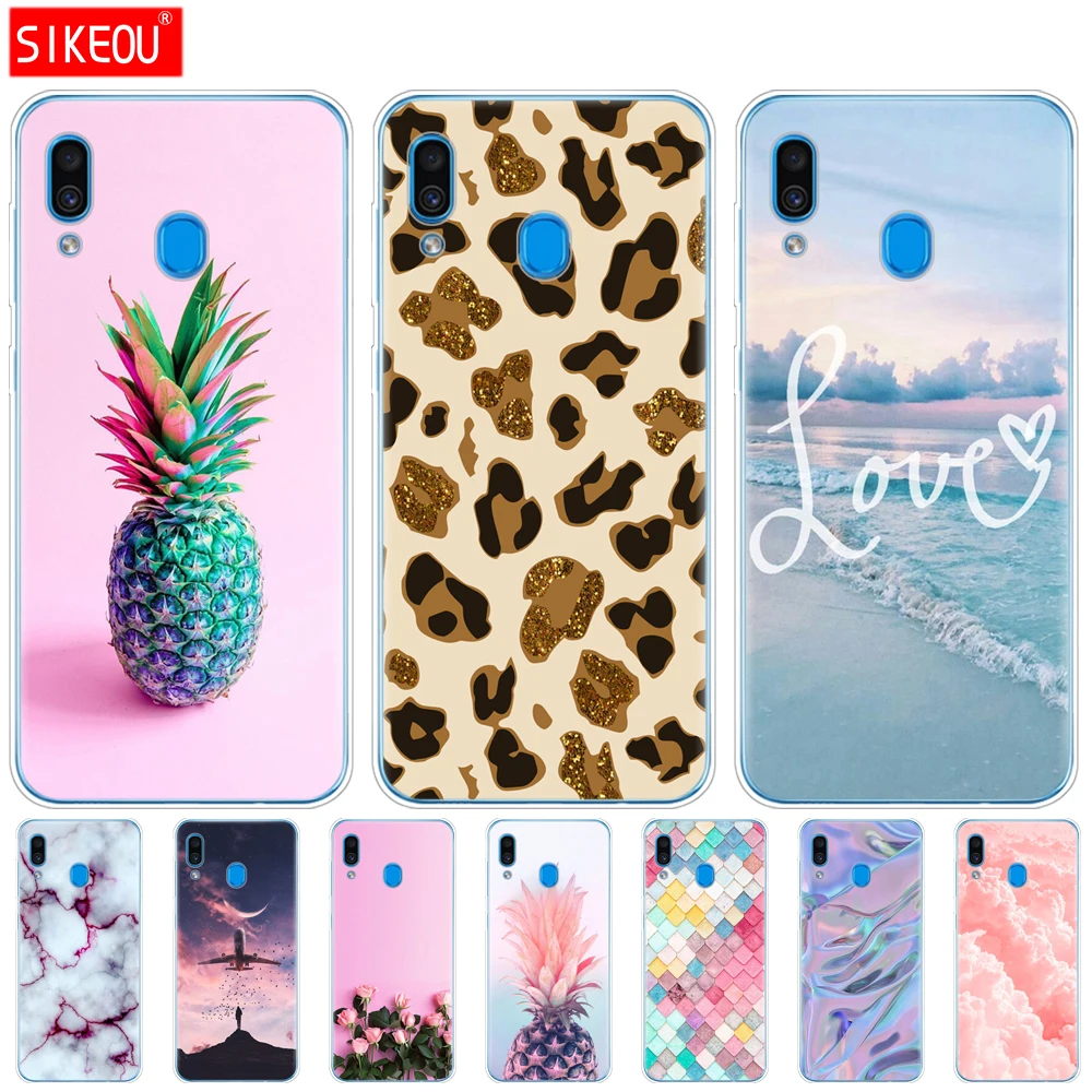 Чехол для Samsung Galaxy M20 Телефон Силиконовый Мягкий ТПУ милый чехол M 20 SM-M205F задняя